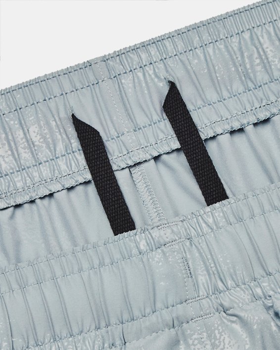 Men's UA Tech™ Woven Emboss Shorts in Blue image number 4